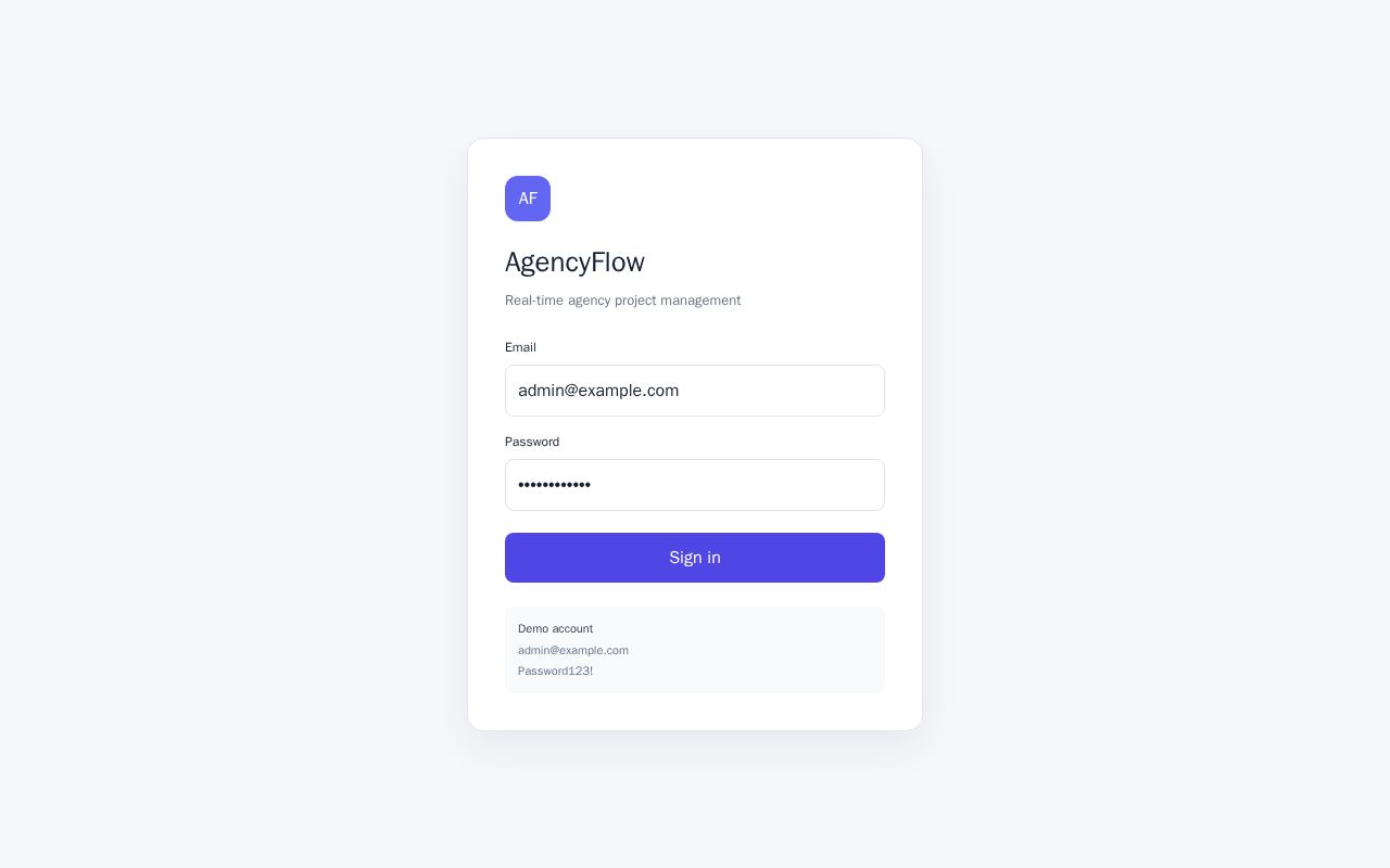 Preview of AgencyFlow