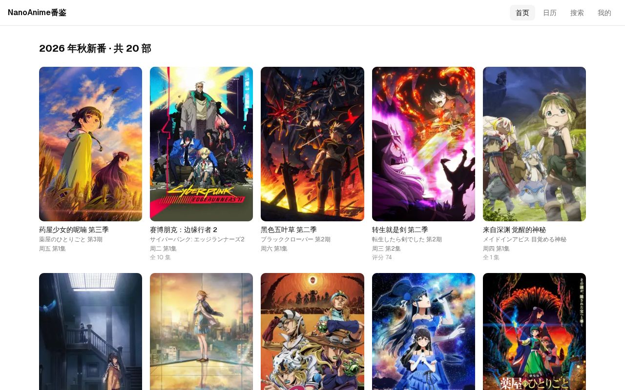 Preview of Nanoanime