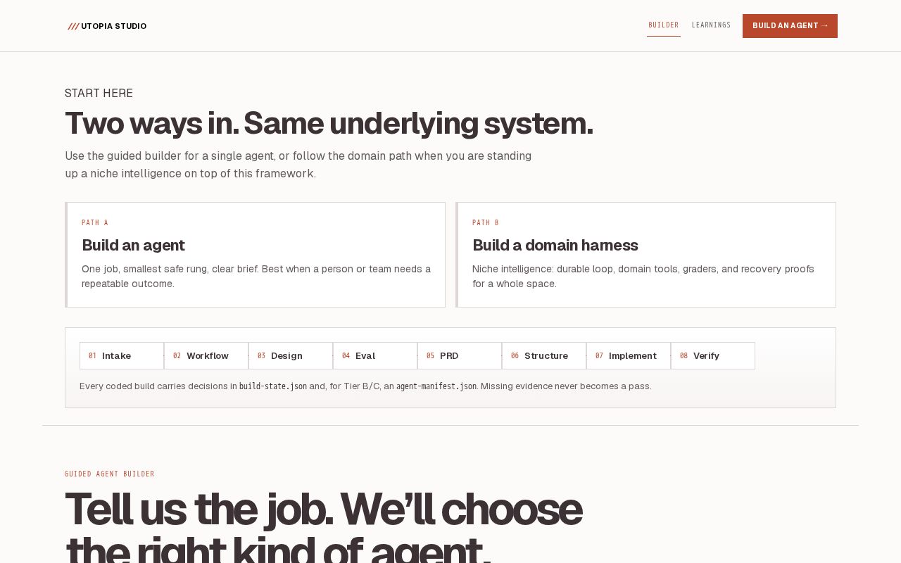 Preview of Studio Agent Framework