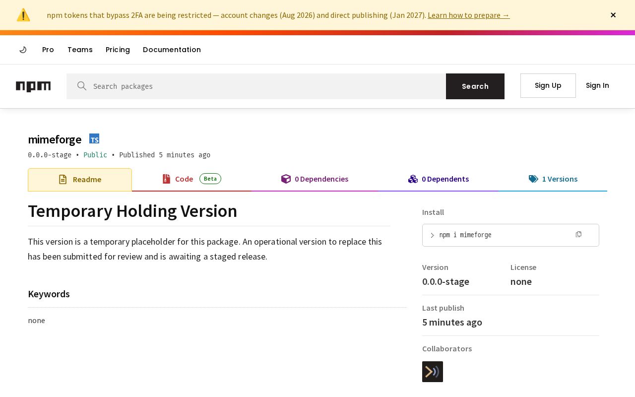 Preview of Mimeforge