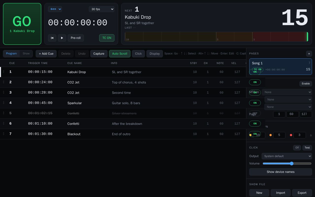 Preview of Timecode Countdown