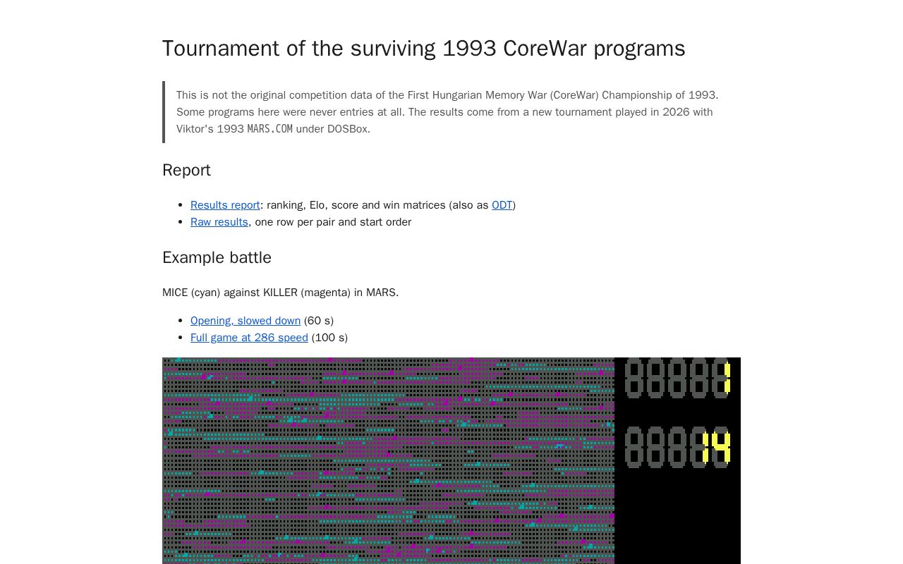 Preview of Corewar