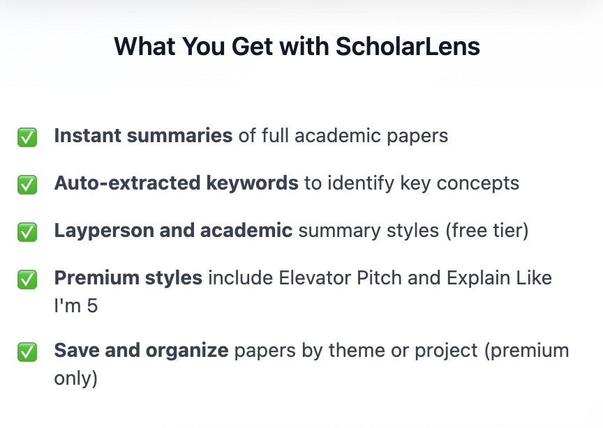 Preview of ScholarLens