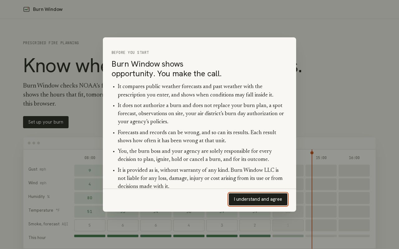 Preview of Burn Window