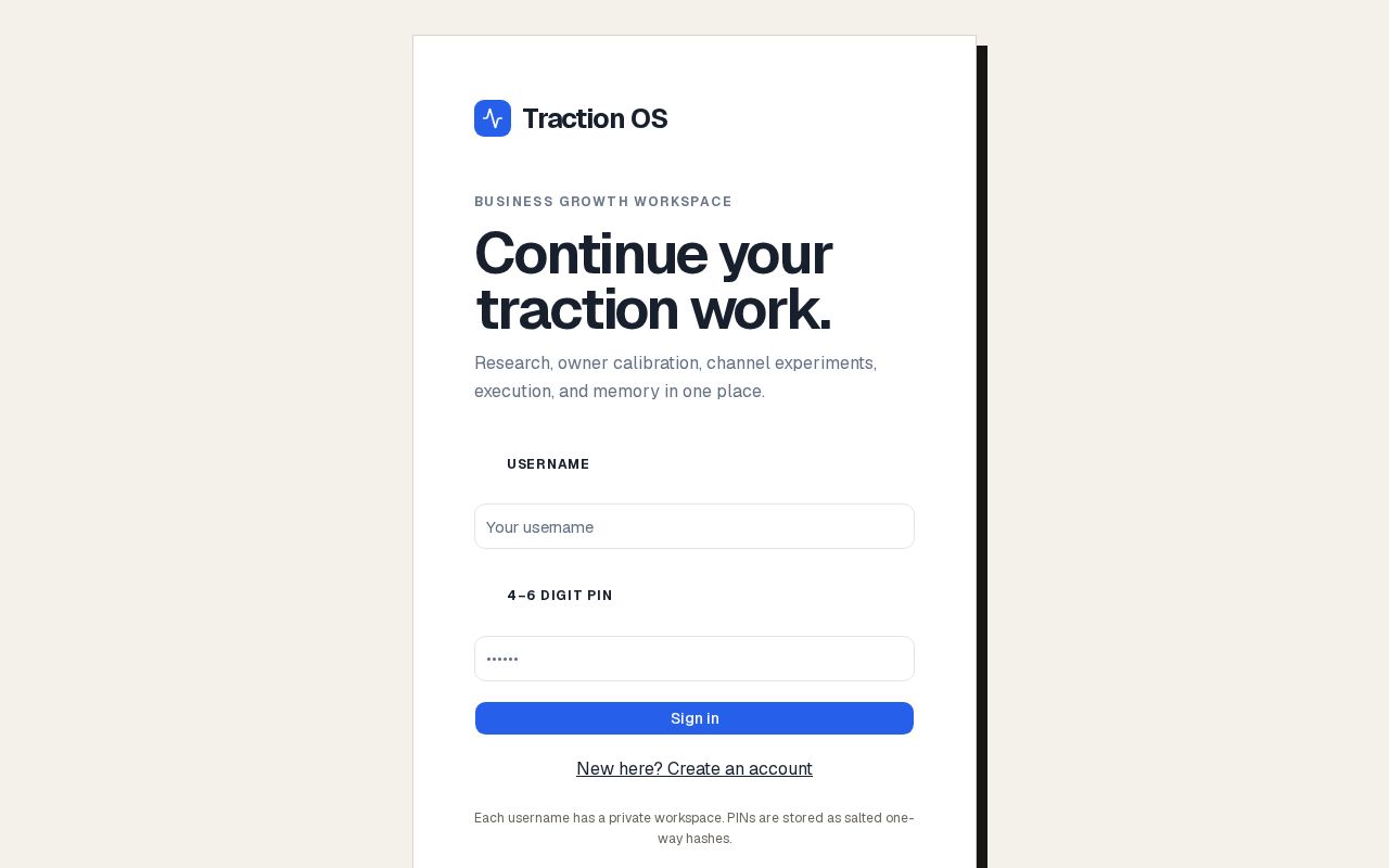Preview of Traction Os