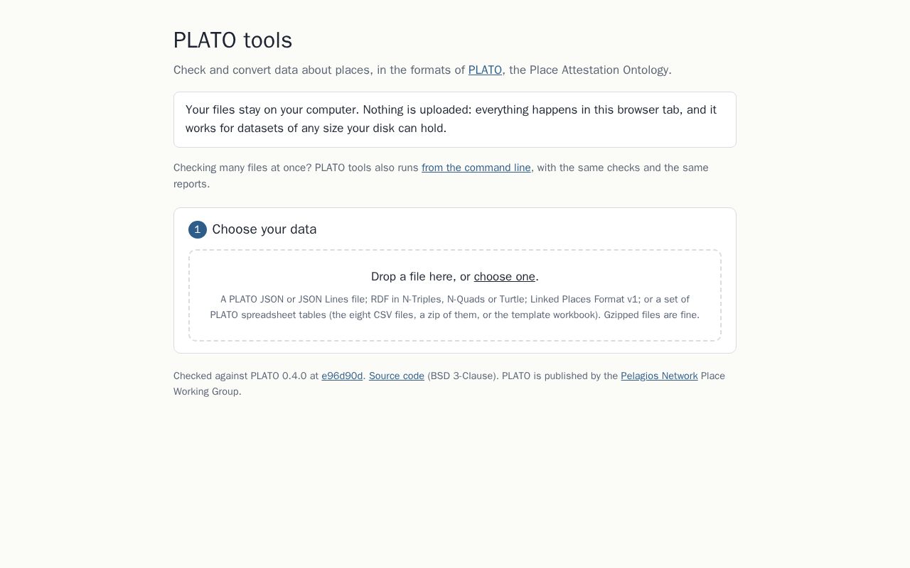 Preview of Plato Tools
