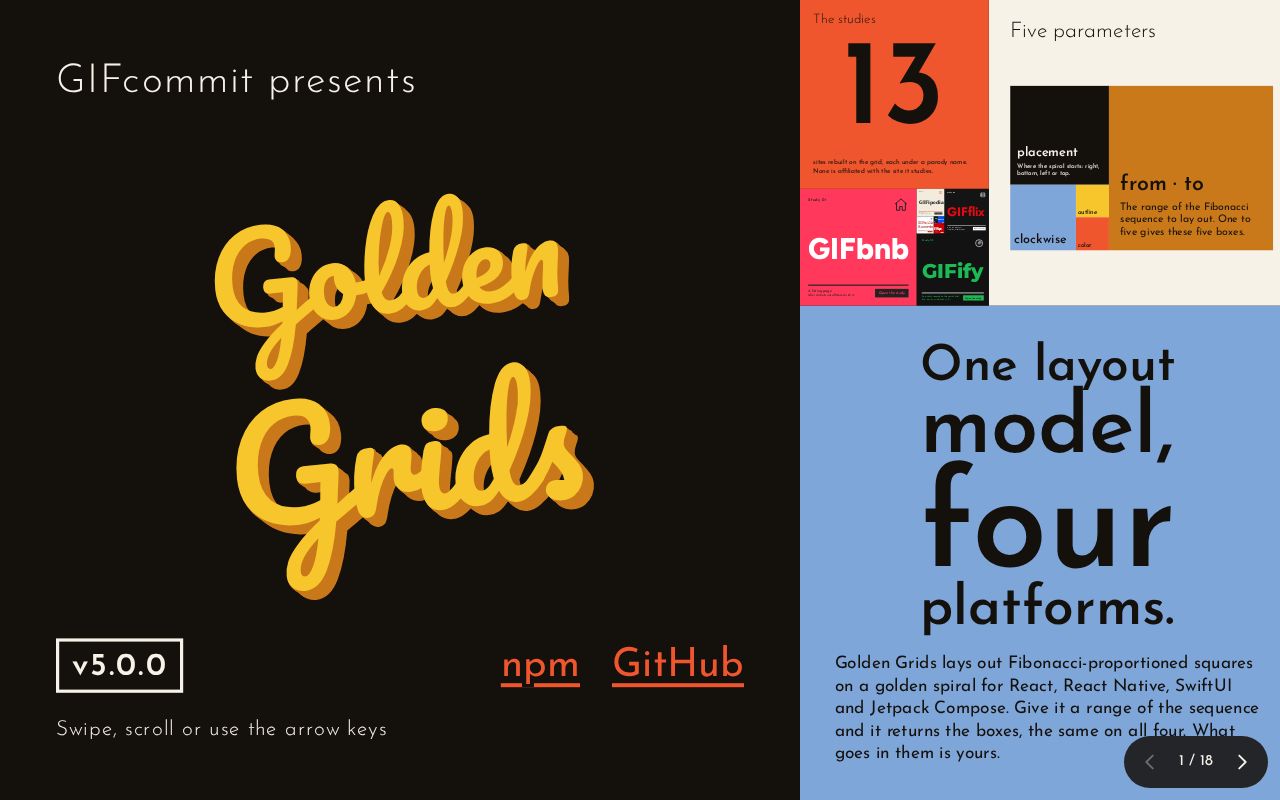 Preview of Golden Grids