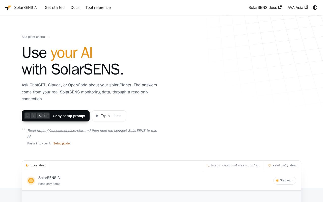 Preview of Solarsens Mcp Openai