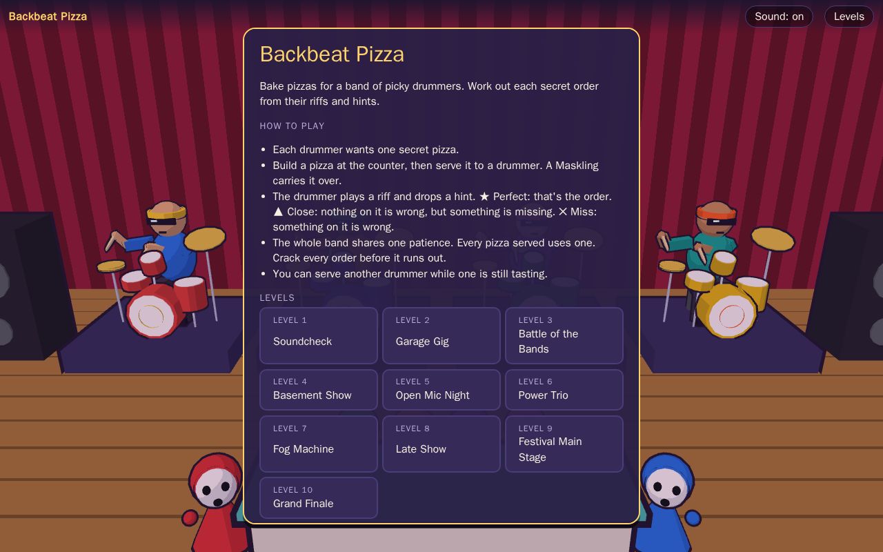 Preview of Backbeat Pizza
