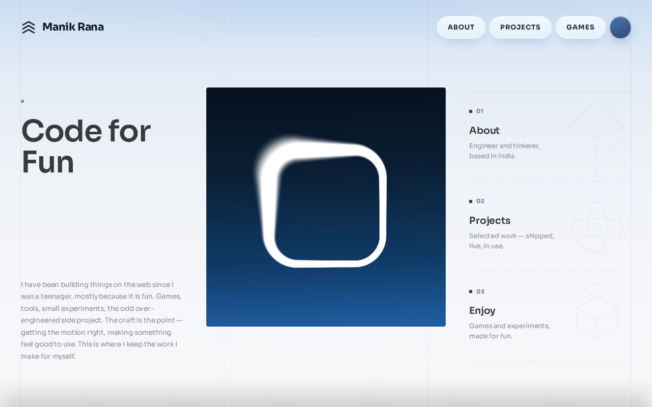 Preview of Manik Portfolio