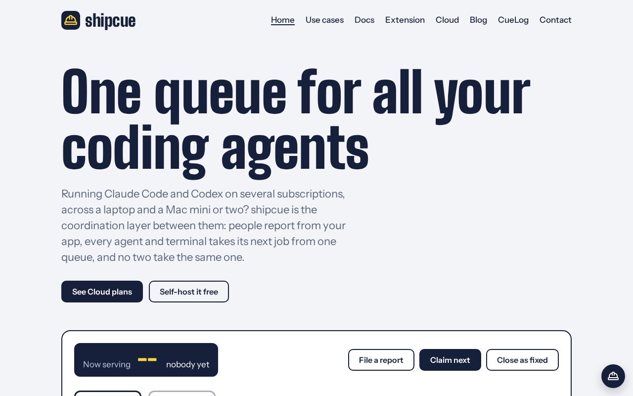 Preview of Shipcue