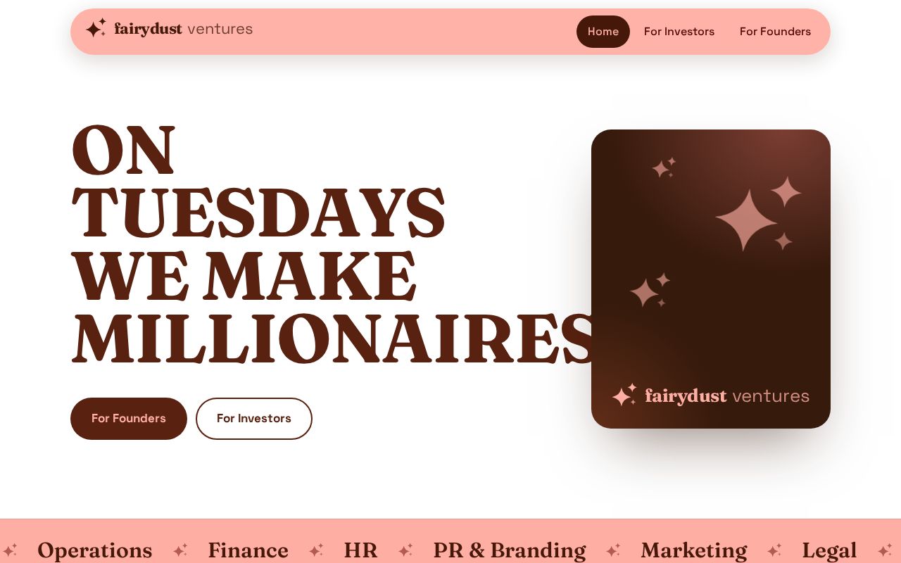 Preview of Fairydust Site