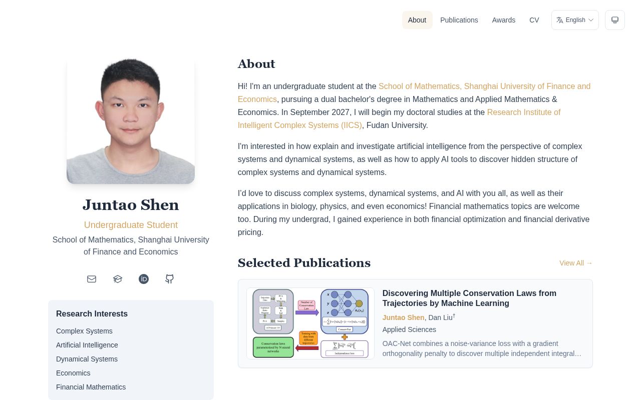 Preview of Juntao Shen