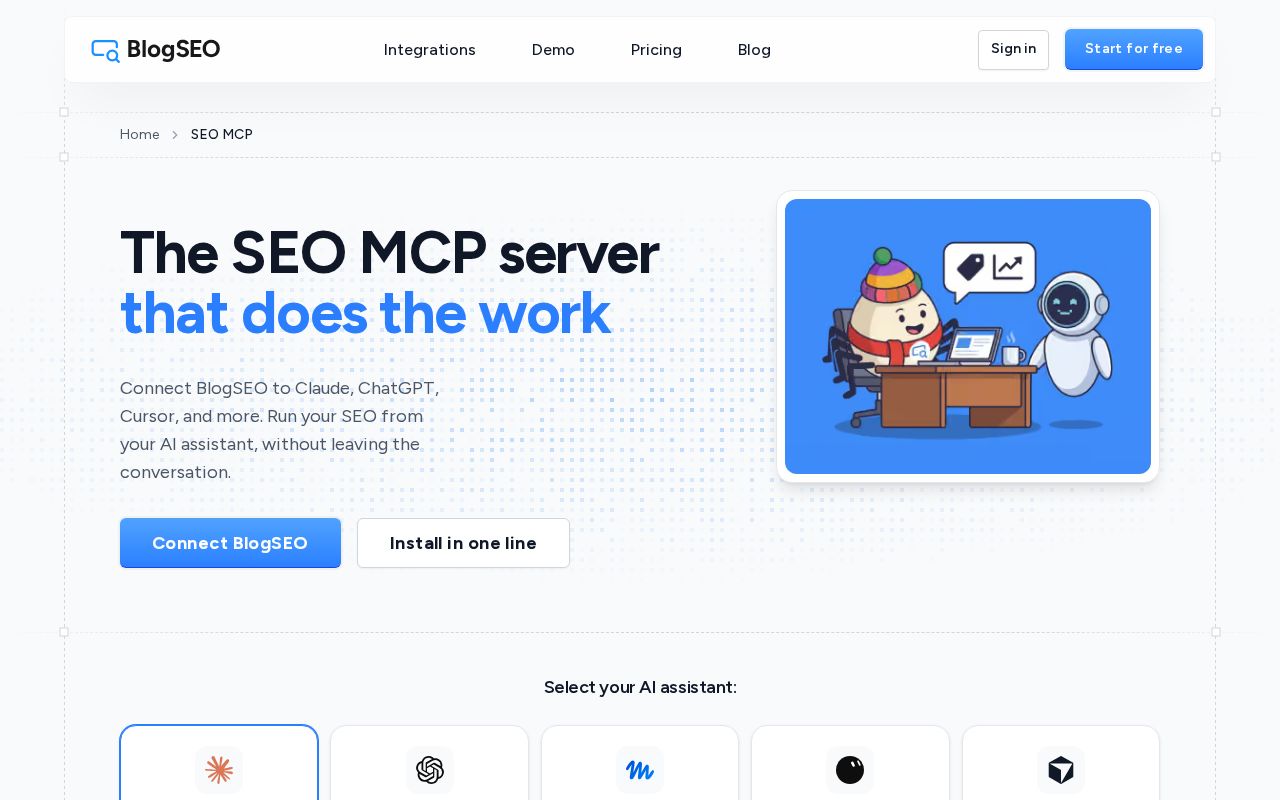 Preview of Blogseo Agent Plugin