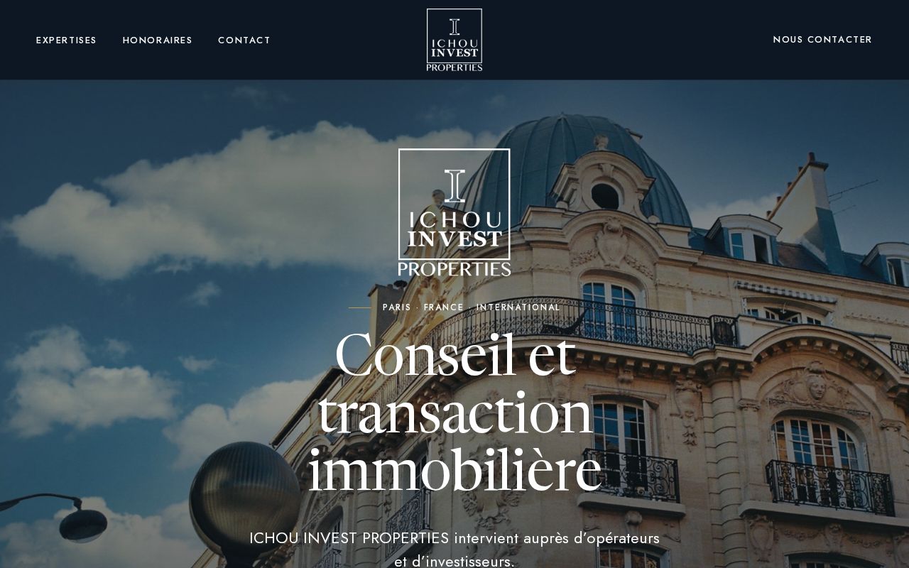 Preview of Ichou Invest Site