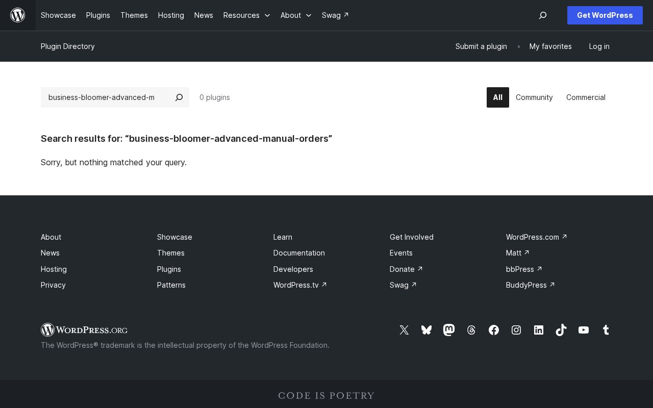 Preview of Business Bloomer Advanced Manual Orders
