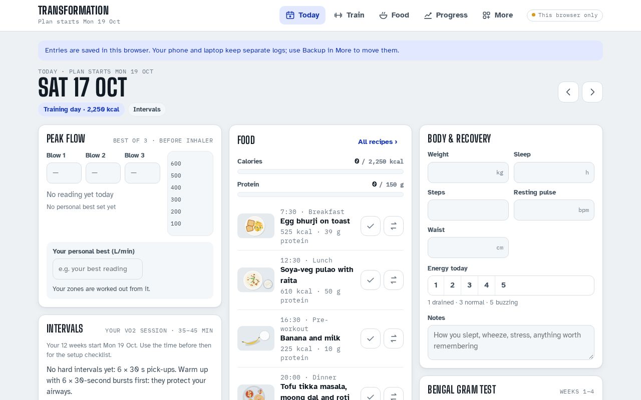 Preview of Fitness Tracker