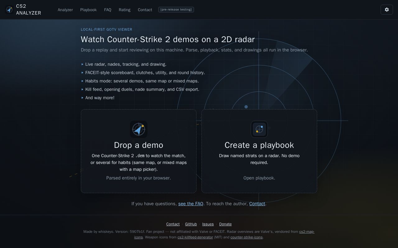 Preview of Cs2analyzer