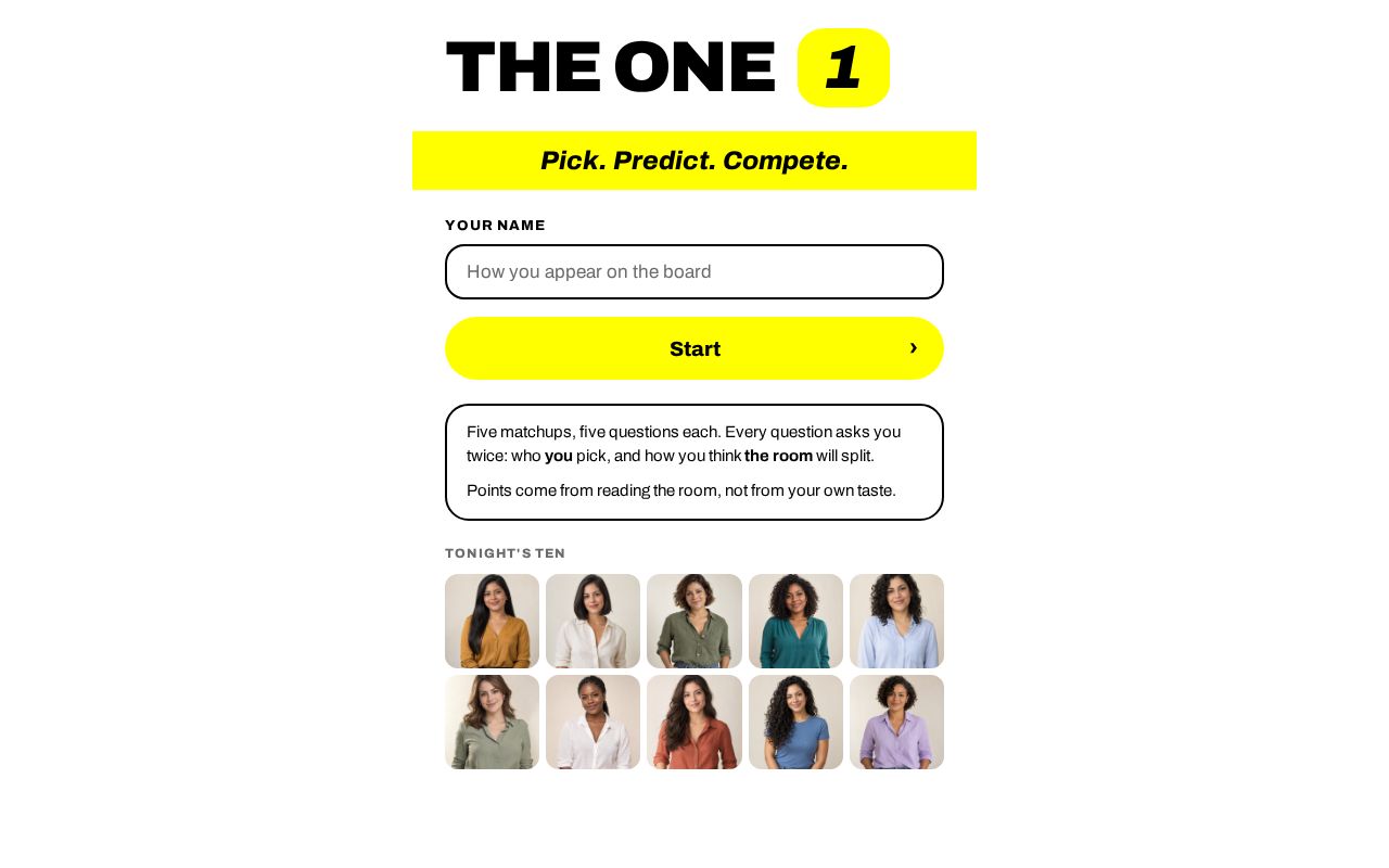 Preview of THE ONE