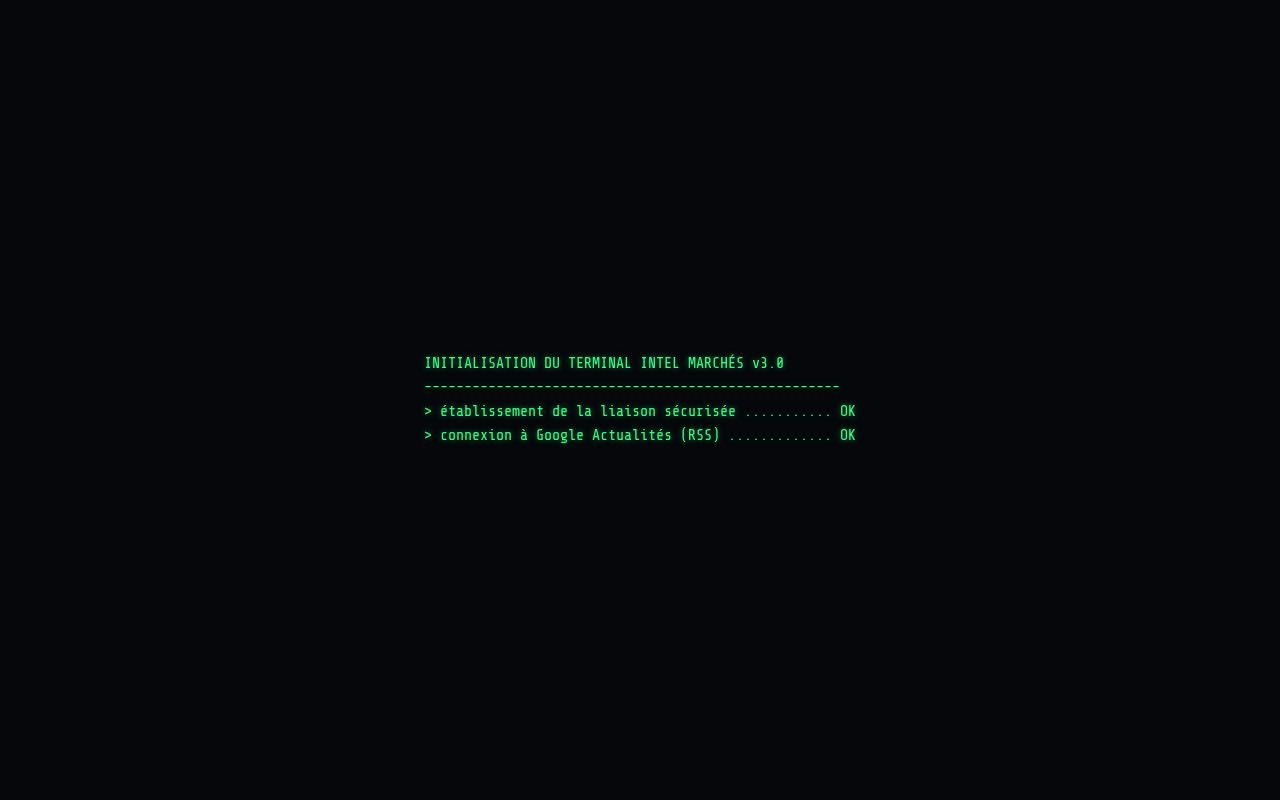 Preview of Market Intel Terminal