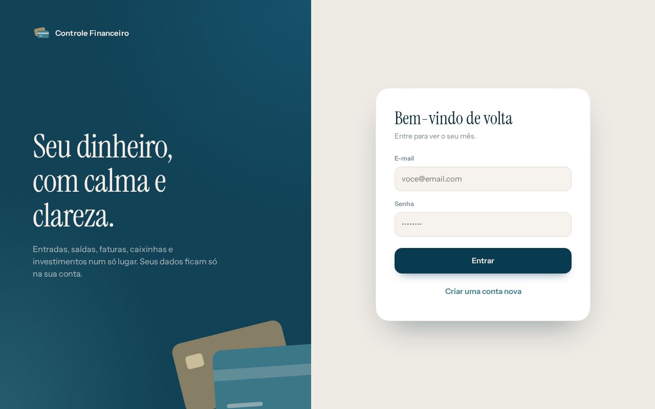 Preview of Controle Financeiro Pessoal