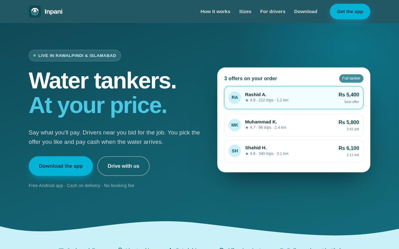 Preview of This is inpani website