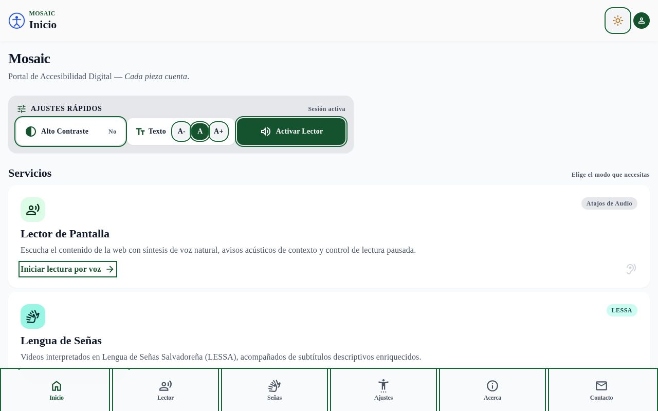 Preview of Portal De Accesibilidad Digital