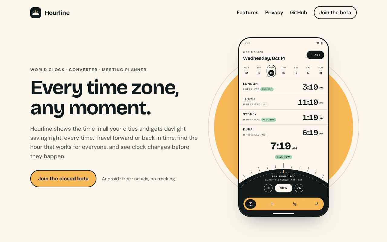 Preview of Hourline