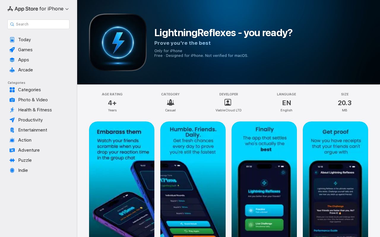 Preview of Lightning Reflexes