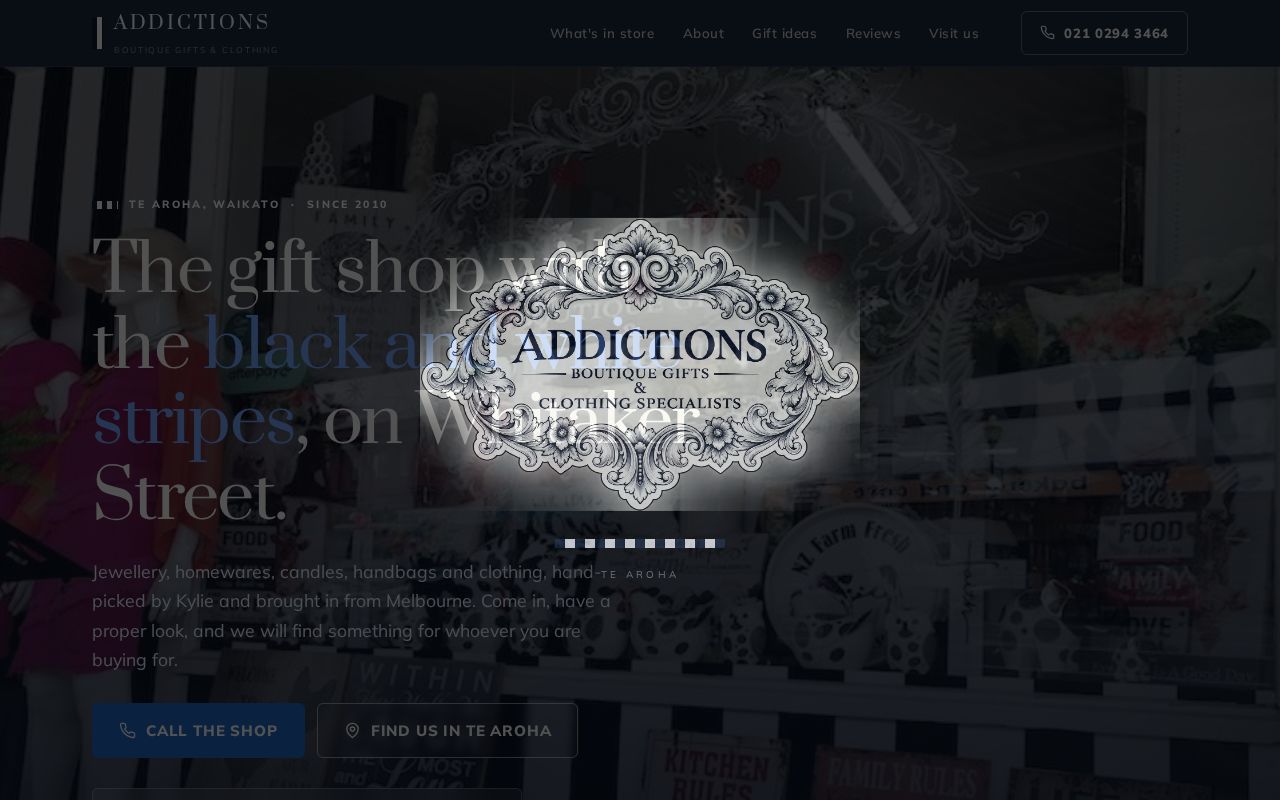 Preview of Addictions Gift Store Demo
