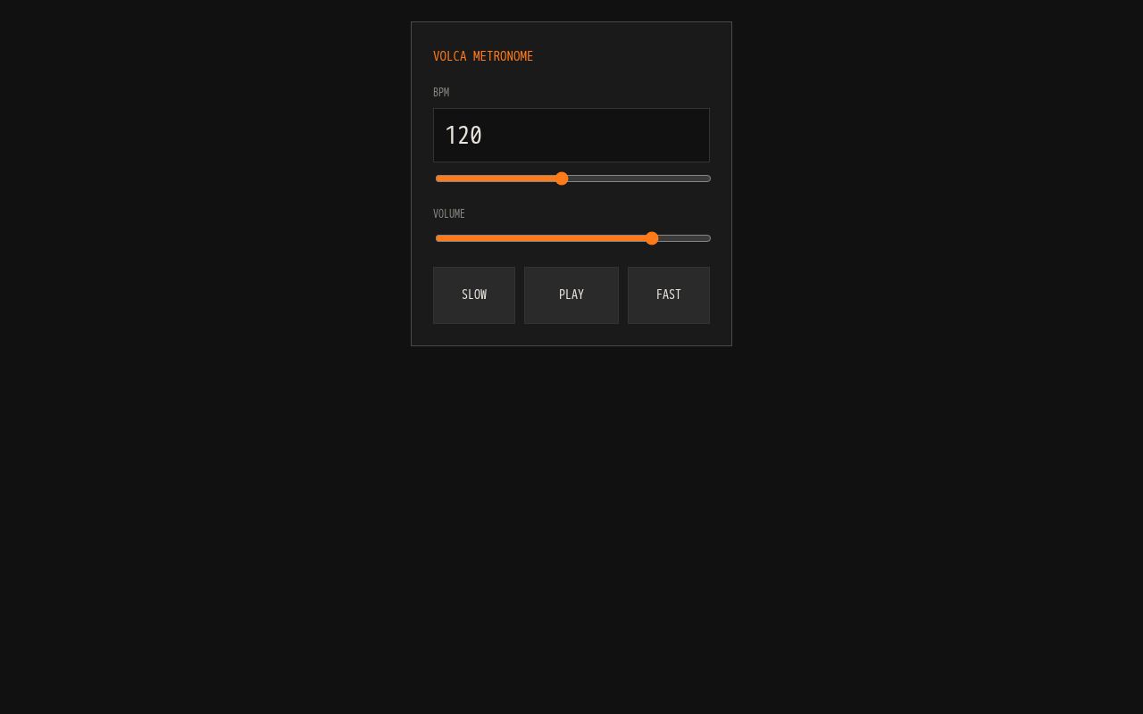 Preview of Metronome for Korg Volca