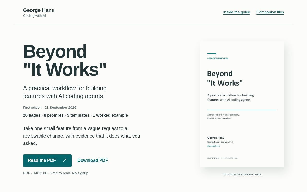 Preview of Beyond It Works