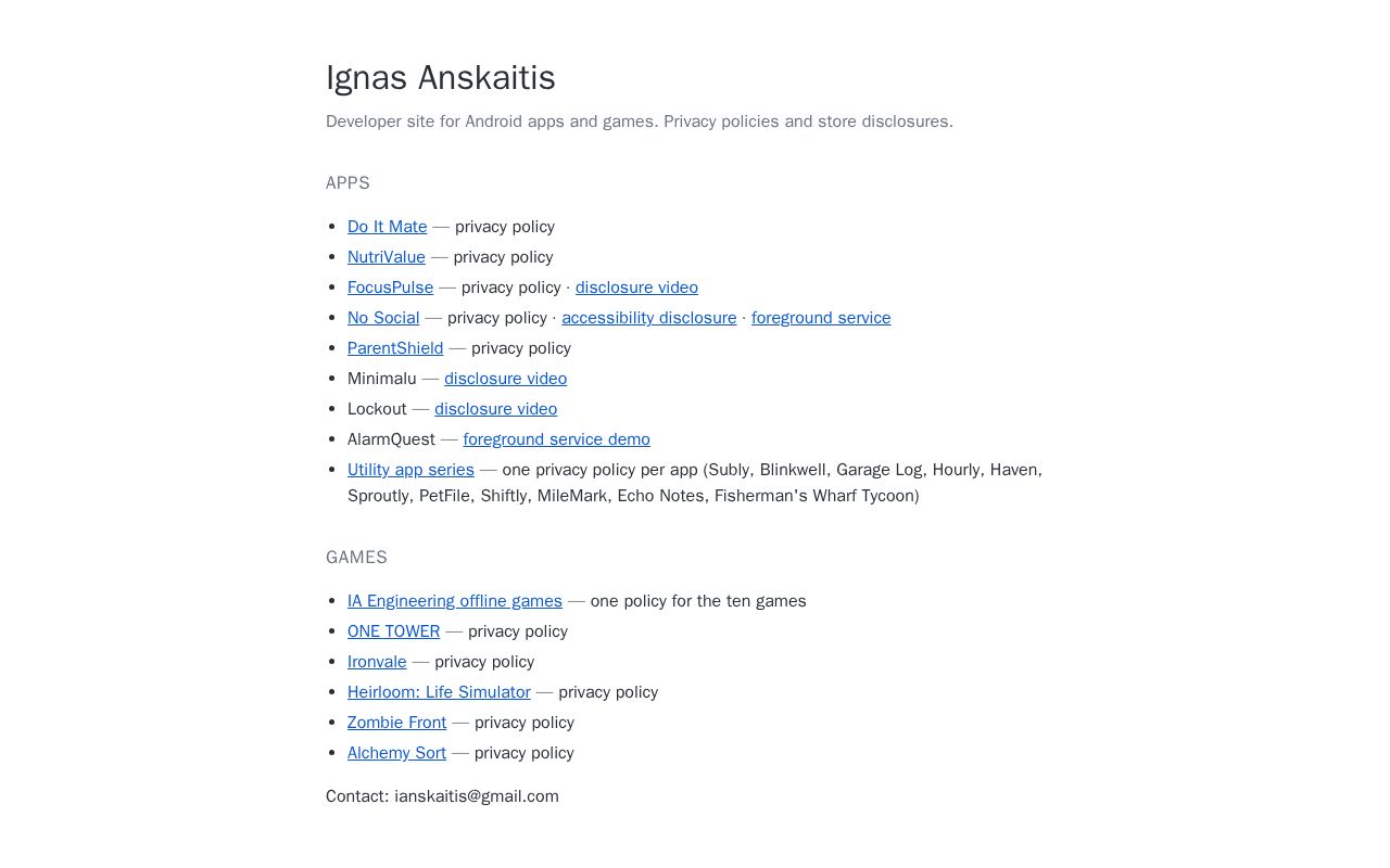 Preview of IgnasAns Github Io