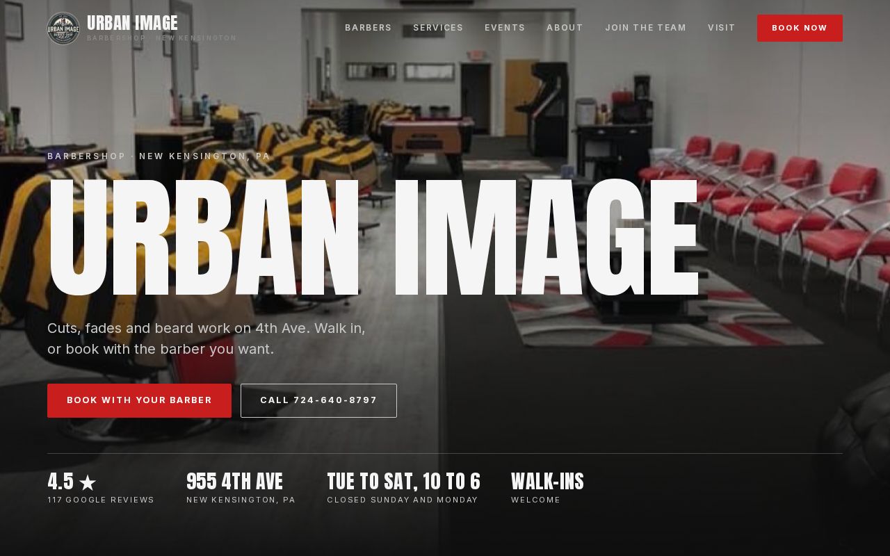 Preview of Urban Image Barbershop, New Kensington PA