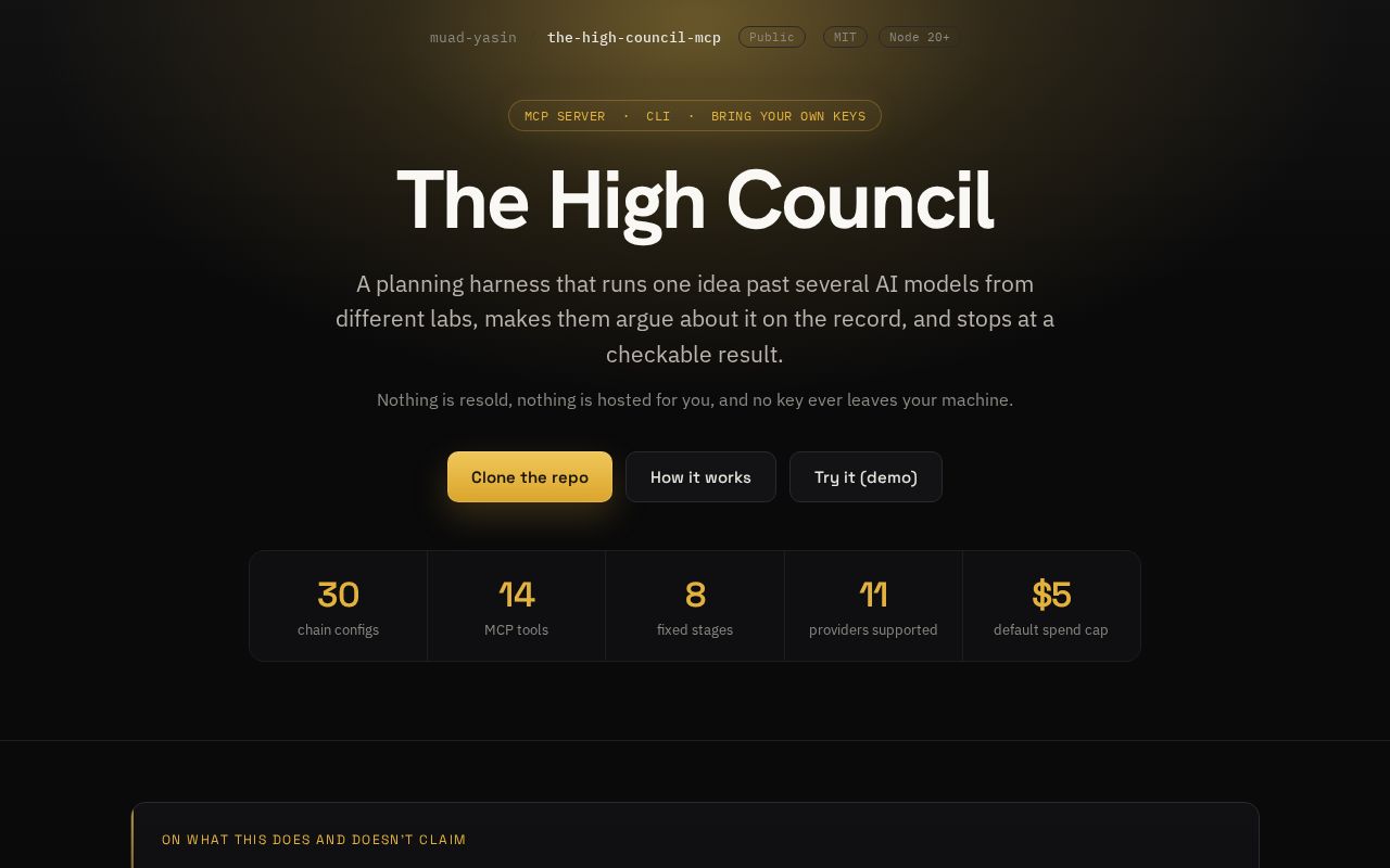 Preview of The High Council Mcp