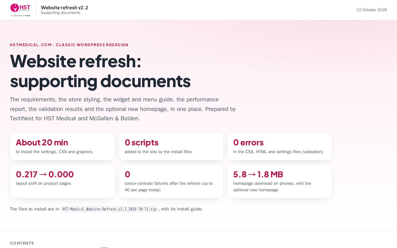 Preview of Hst Medical Website Refresh