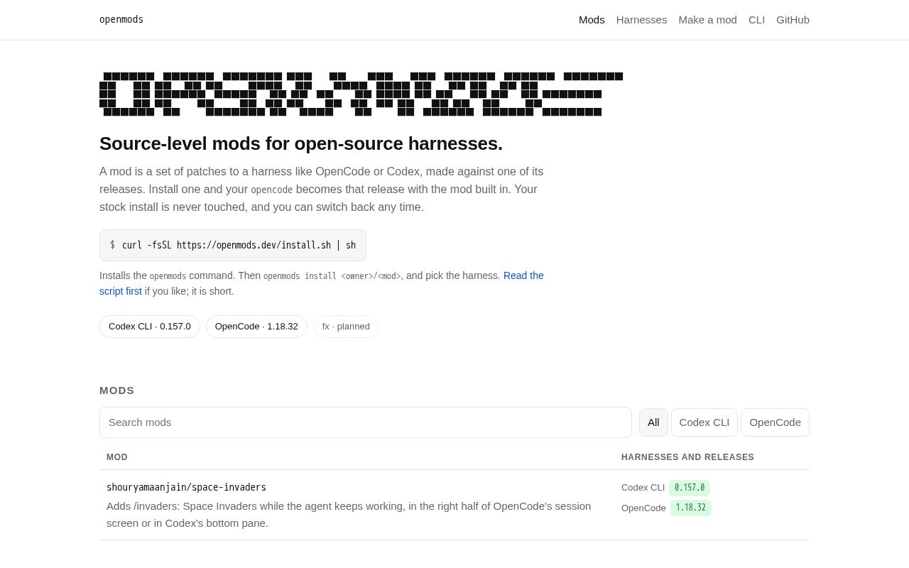 Preview of OpenMods