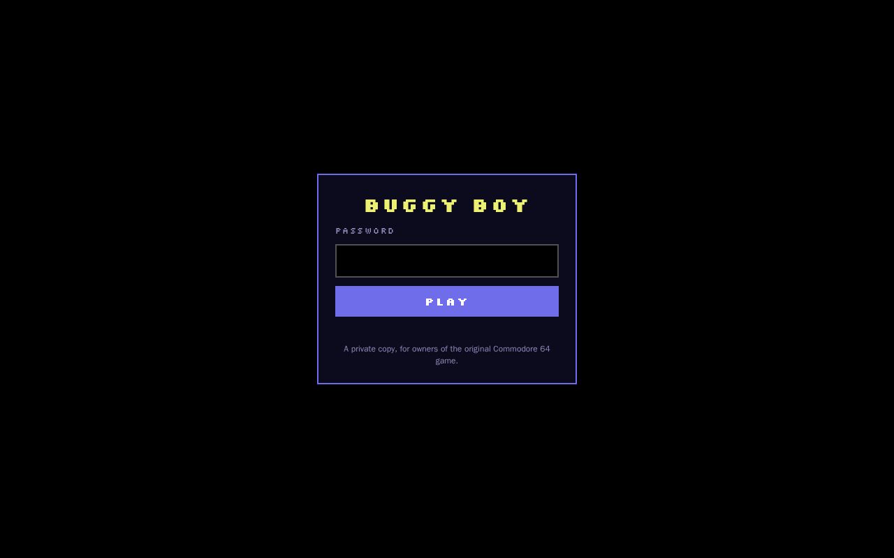 Preview of Buggy Boy Play