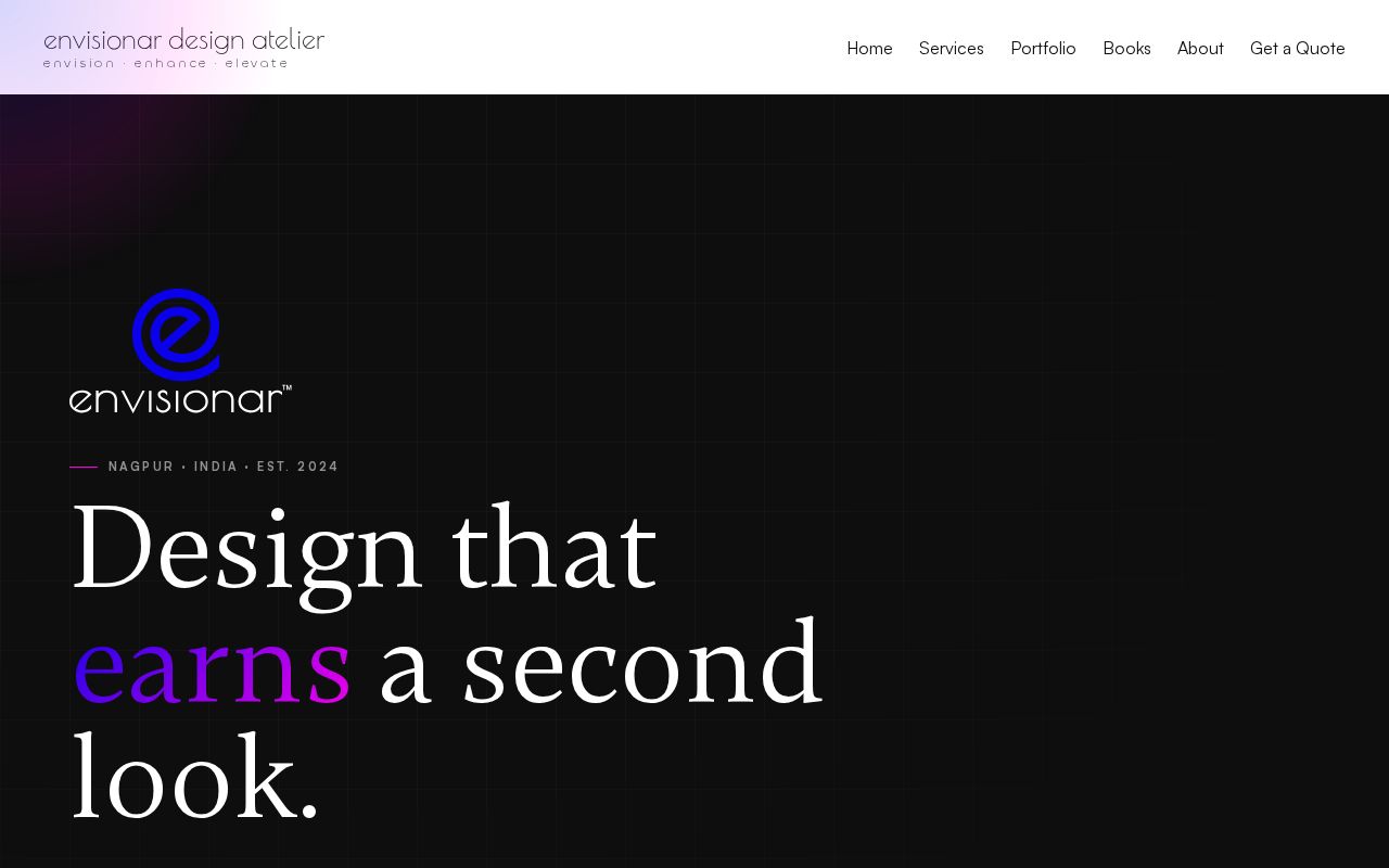 Preview of Envisionar Website