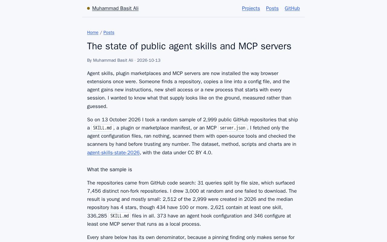Preview of Agent Skills State 2026