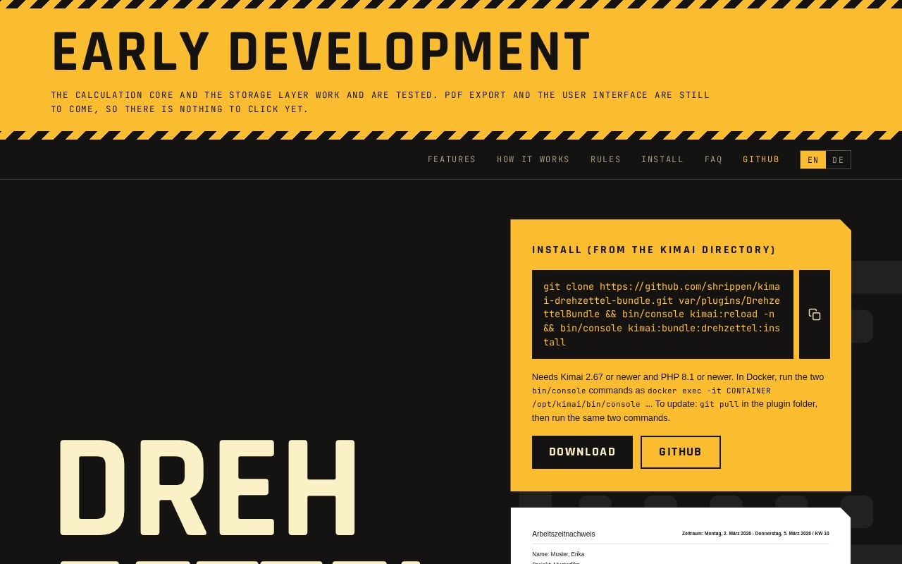 Preview of Drehzettel
