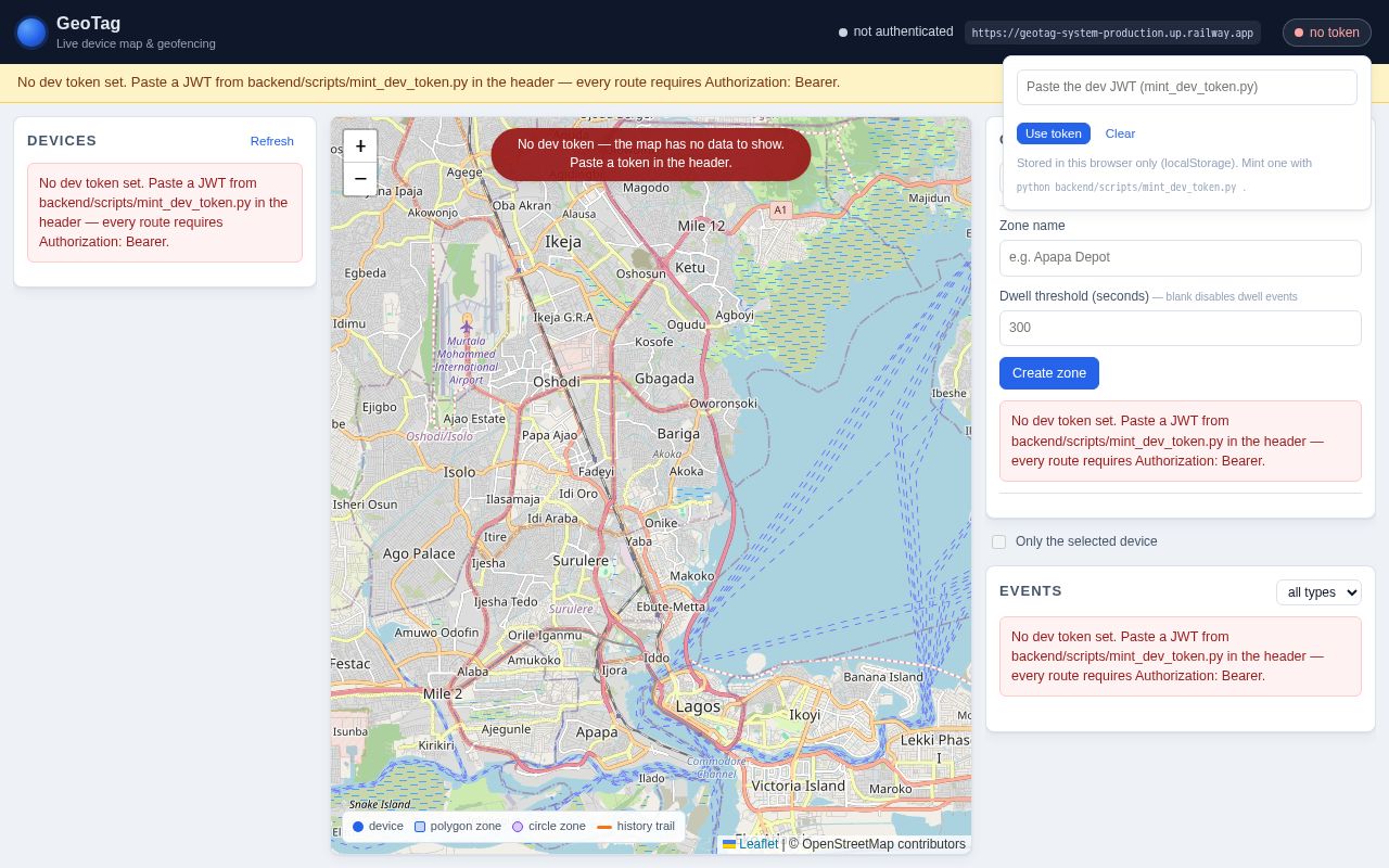 Preview of Geotag System