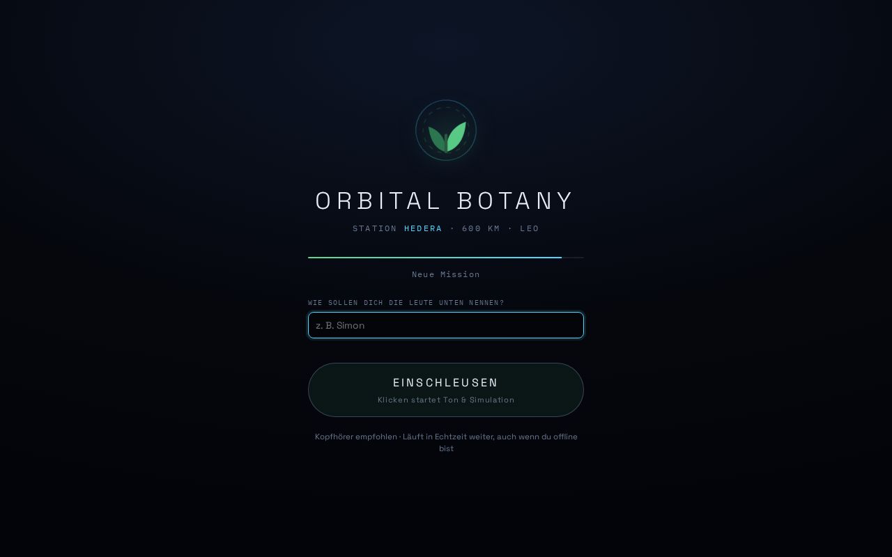 Preview of Orbital Botany
