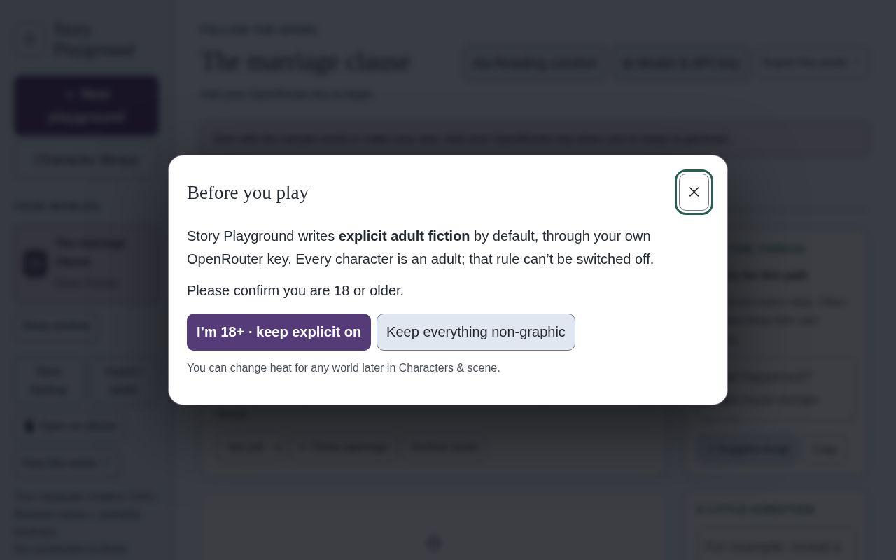 Preview of Story Playground