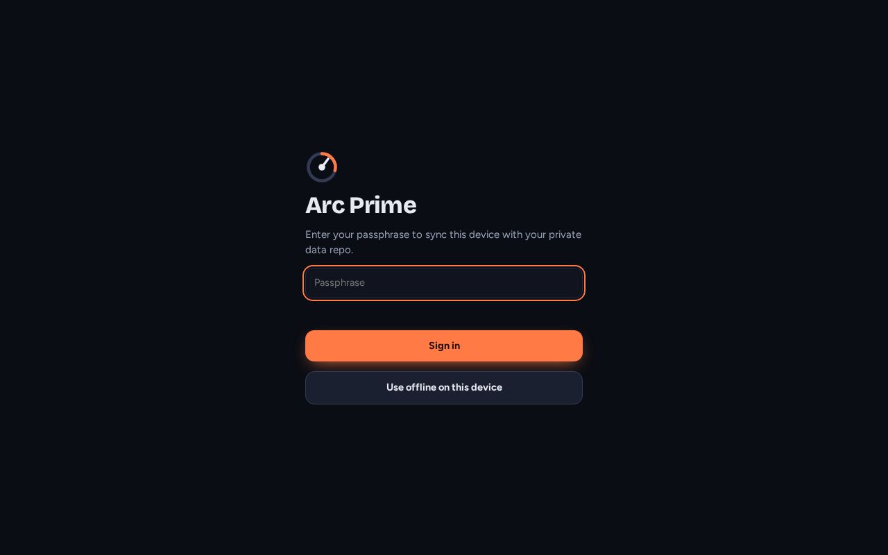 Preview of Arc Prime Os
