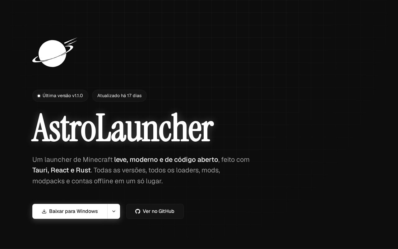 Preview of AstroLauncher Web