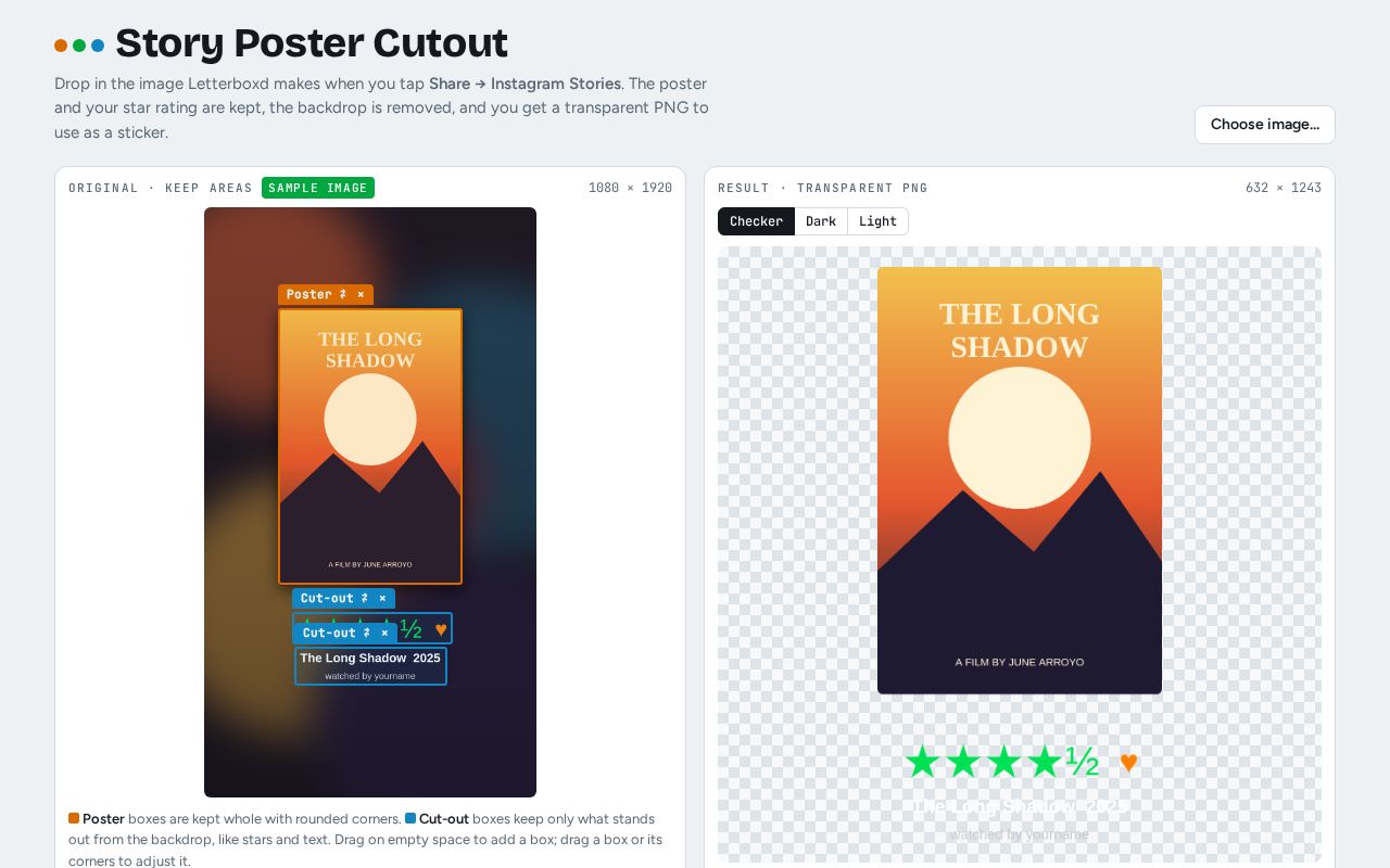 Preview of Letterboxd Remove Bg