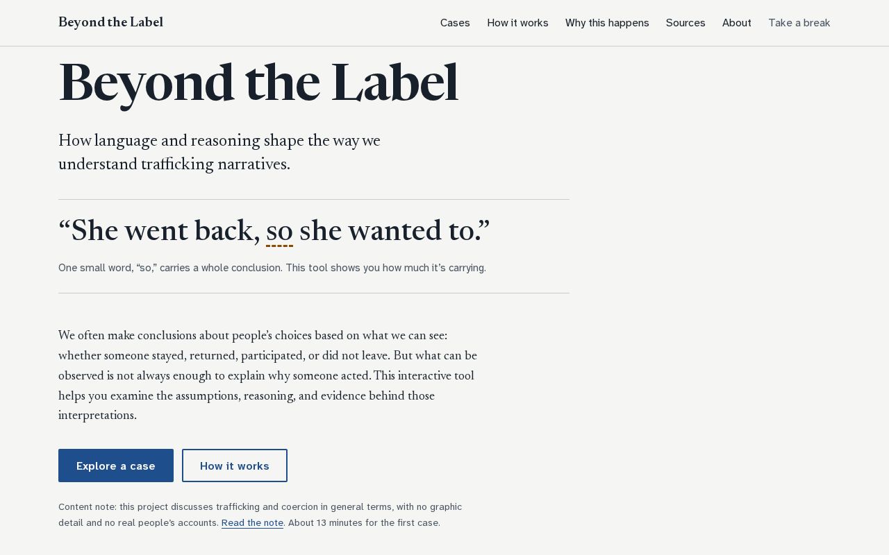 Preview of Beyond the Label