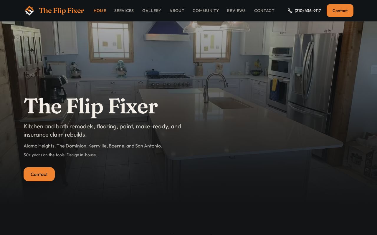 Preview of The Flip Fixer — kitchen and bath remodels in San Antonio and Kerrville