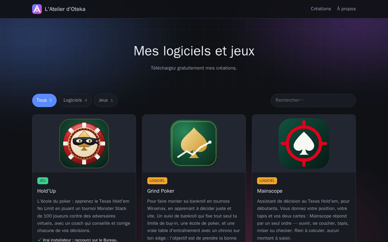 Preview of Atelier Oteka Github Io
